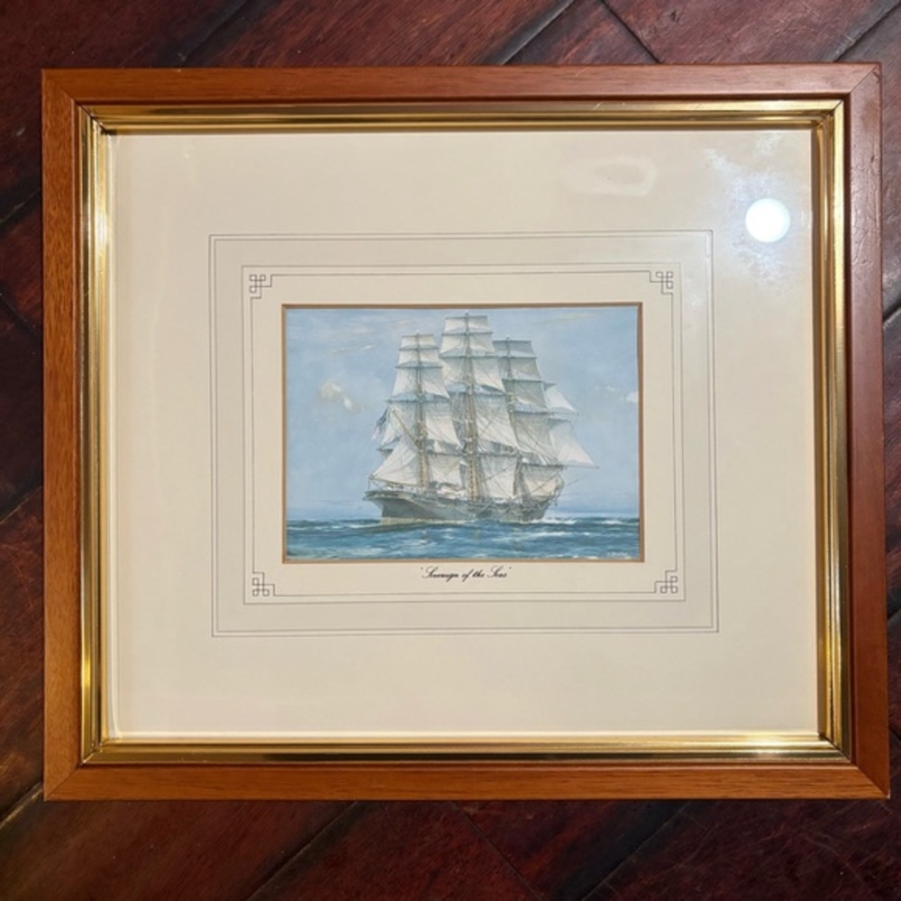Original print by J. Spurling “sovereign of the seas” (3of3)